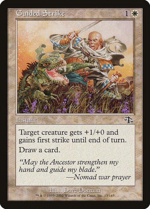 Guided Strike card from JUD #13