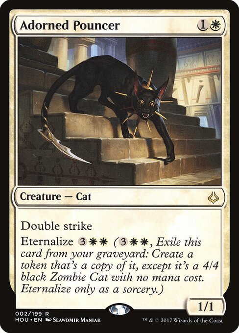 Adorned Pouncer card from HOU #2
