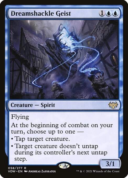 Dreamshackle Geist card from VOW #58