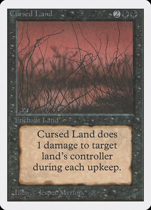 Cursed Land card from 2ED #product-9025