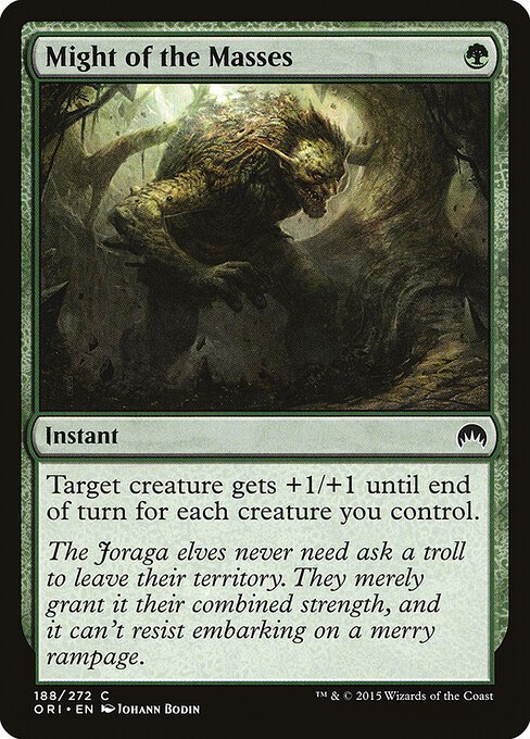 Might of the Masses card from ORI #188