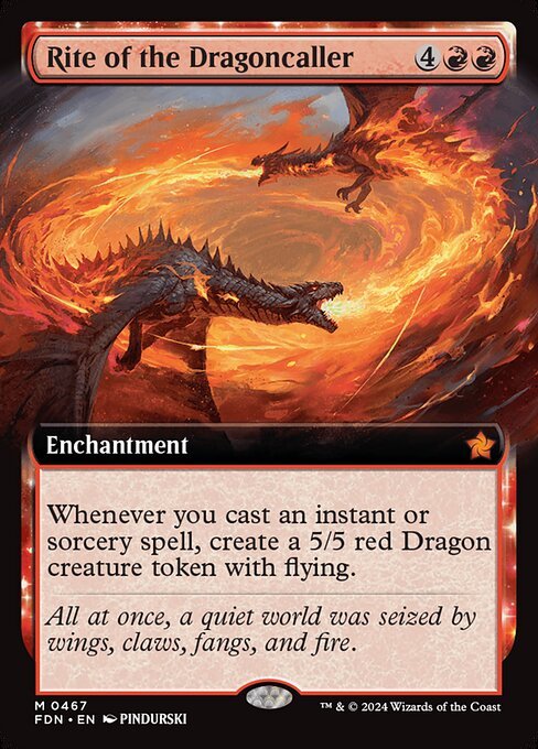 Rite of the Dragoncaller card from FDN #467