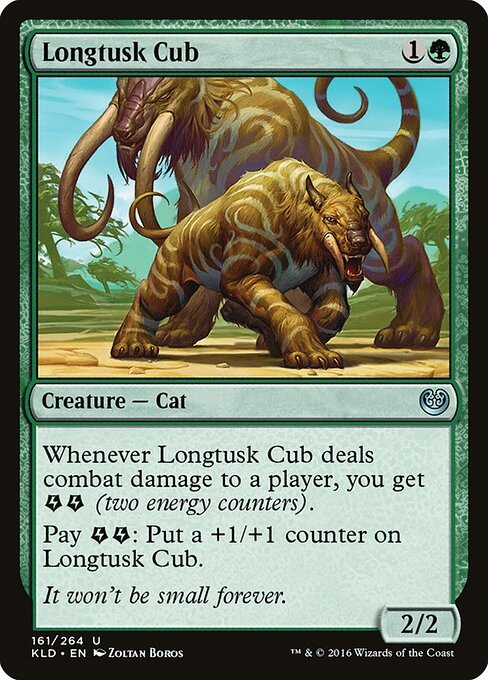 Longtusk Cub card from KLD #161