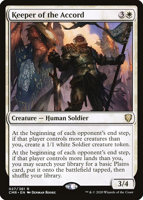 Keeper of the Accord card from CMR #27