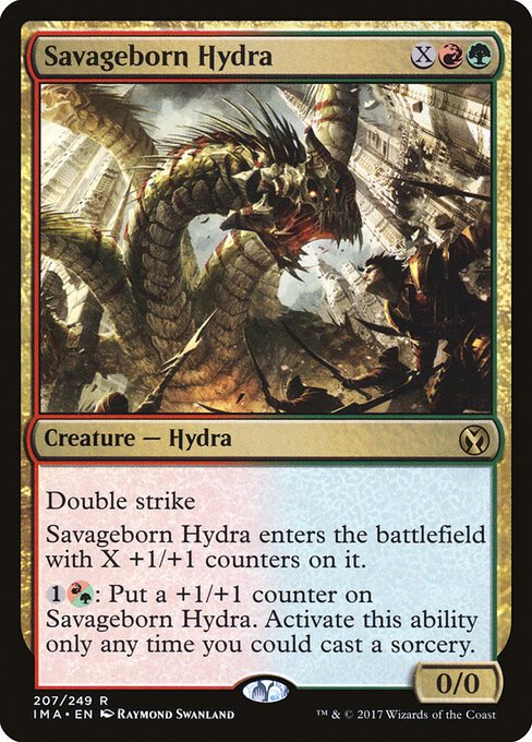 Savageborn Hydra card from IMA #207