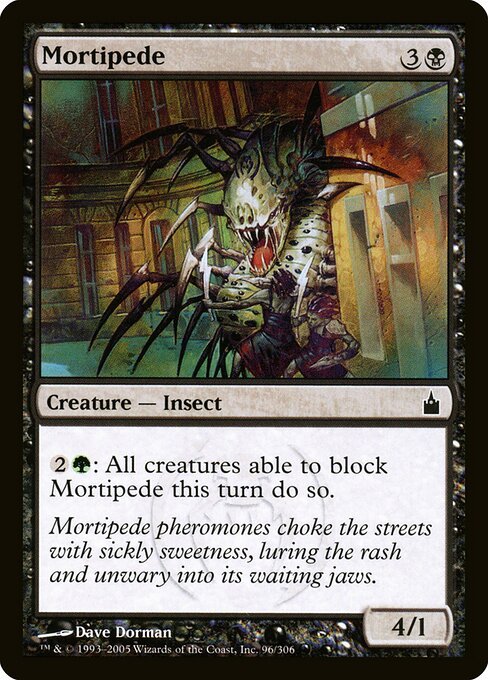 Mortipede card from RAV #96