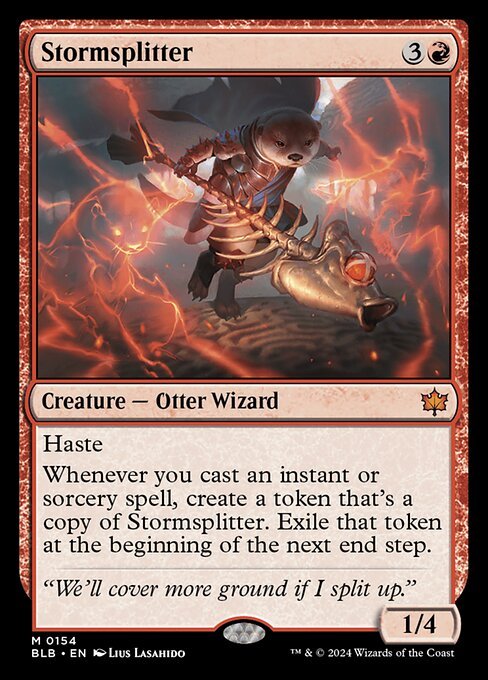 Stormsplitter card from BLB #154