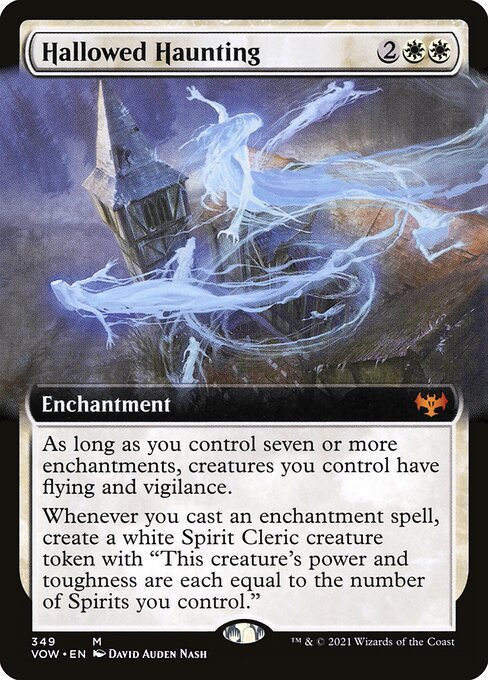 Hallowed Haunting card from VOW #349