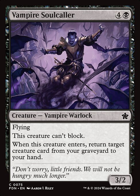 Vampire Soulcaller card from FDN #75