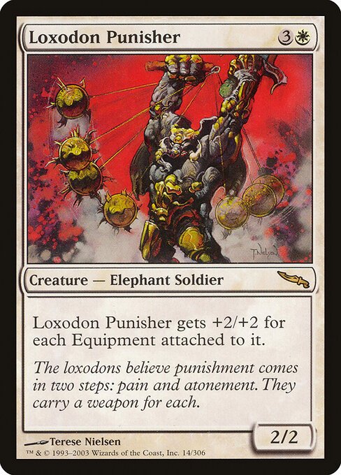 Loxodon Punisher card from MRD #14