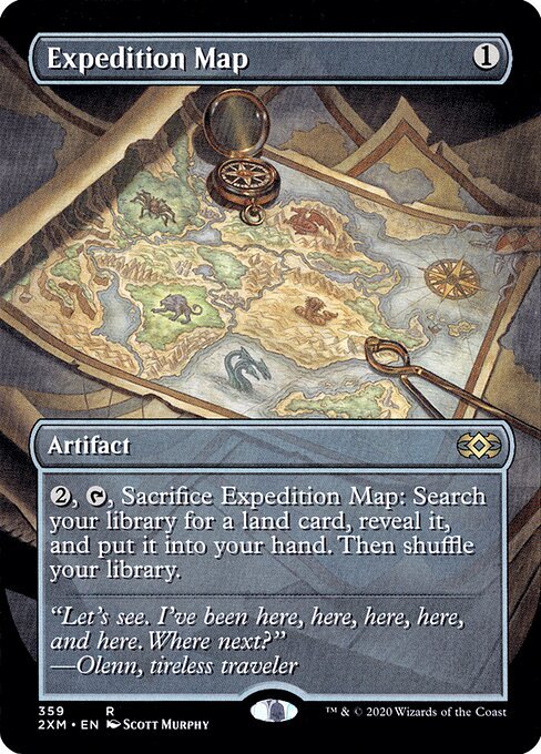 Expedition Map card from 2XM #359