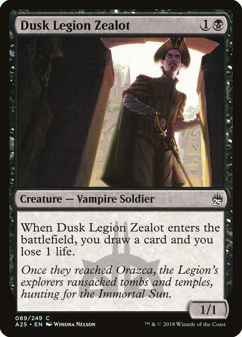 Dusk Legion Zealot card from A25 #89