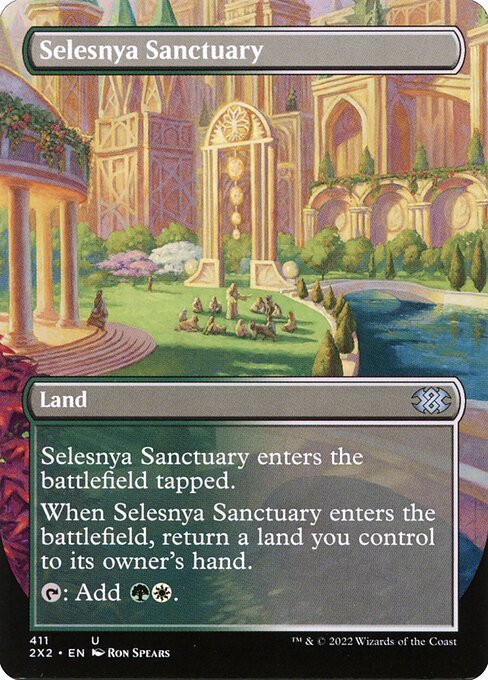 Selesnya Sanctuary card from 2X2 #411