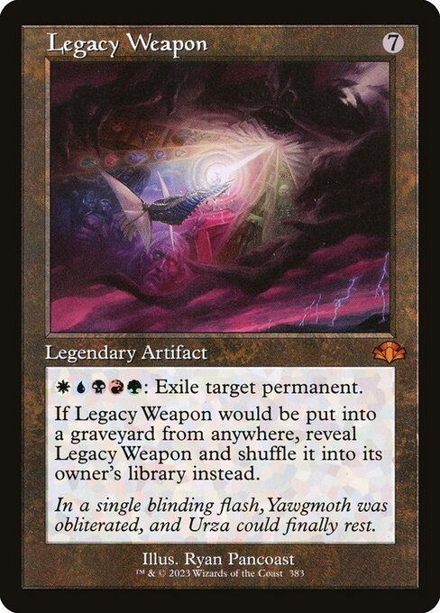 Legacy Weapon card from DMR #383