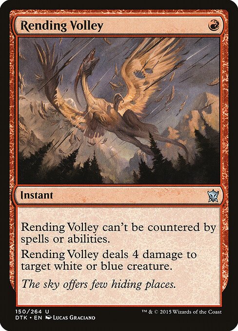 Rending Volley card from DTK #150