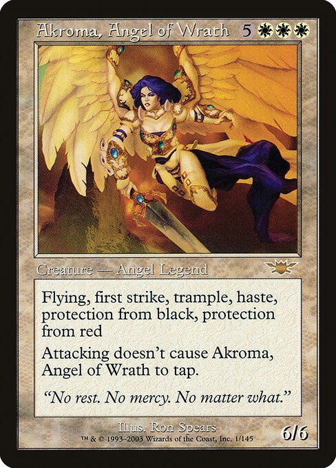 Akroma, Angel of Wrath card from LGN #1