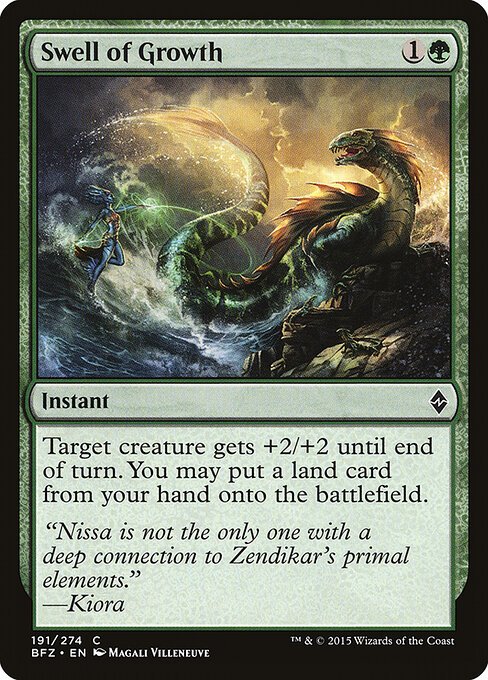 Swell of Growth card from BFZ #191