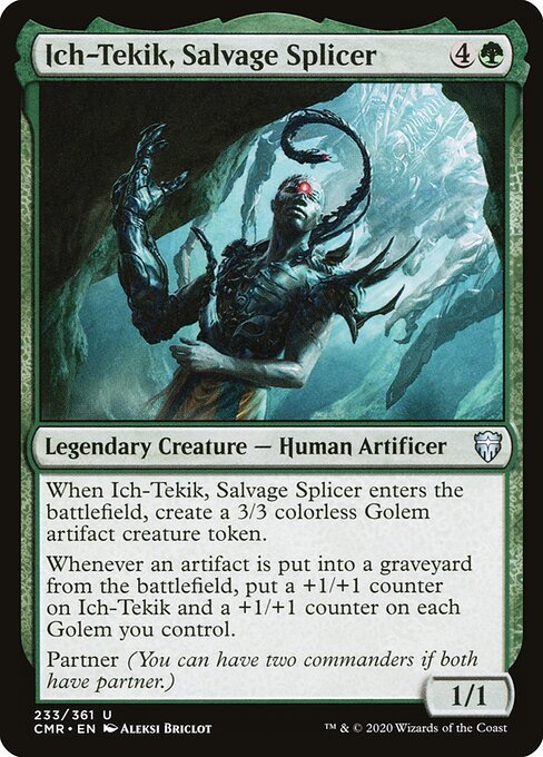 Ich-Tekik, Salvage Splicer card from CMR #233