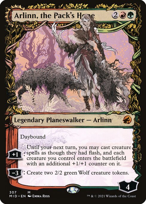 Arlinn, the Pack's Hope card from MID #307