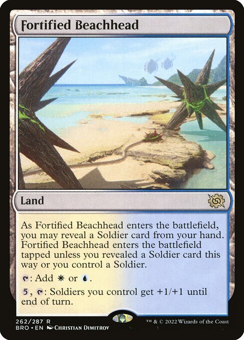 Fortified Beachhead card from BRO #262