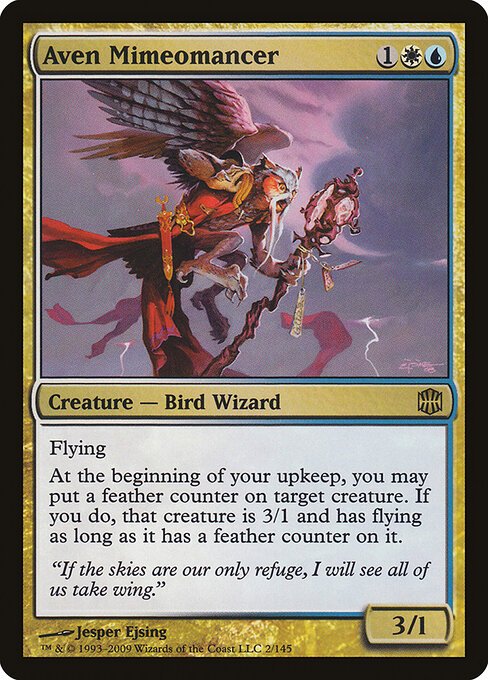 Aven Mimeomancer card from ARB #2
