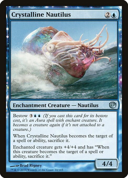 Crystalline Nautilus card from JOU #34