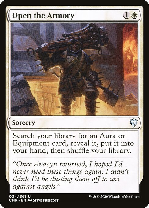 Open the Armory card from CMR #34