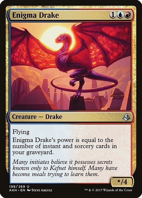 Enigma Drake card from AKH #198