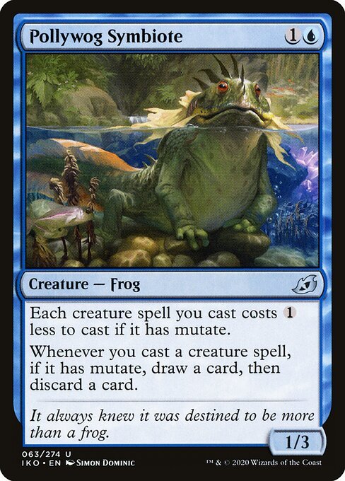 Pollywog Symbiote card from IKO #63
