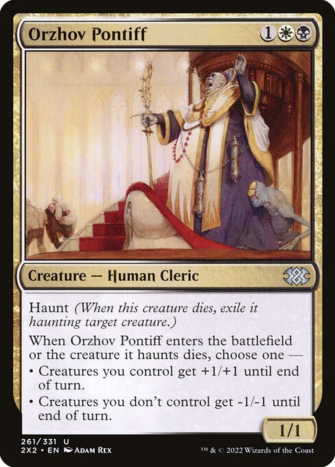 Orzhov Pontiff card from 2X2 #261
