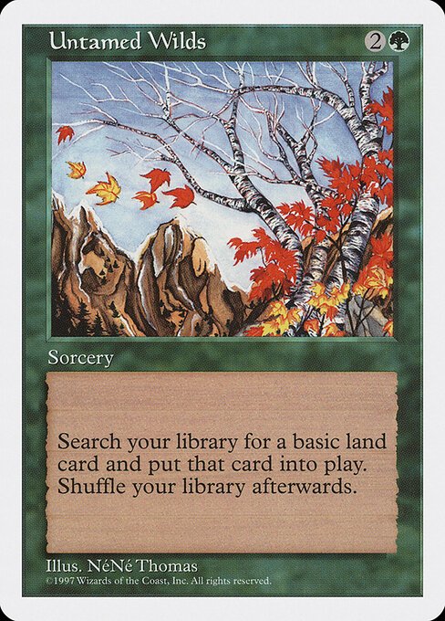 Untamed Wilds card from 5ED #product-2421