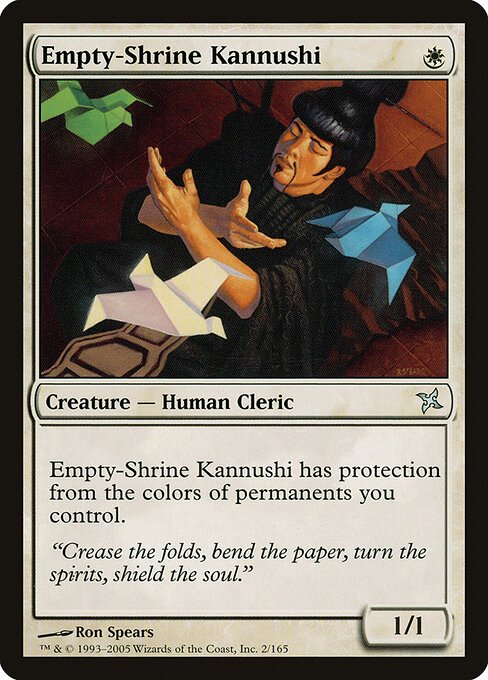 Empty-Shrine Kannushi card from BOK #2