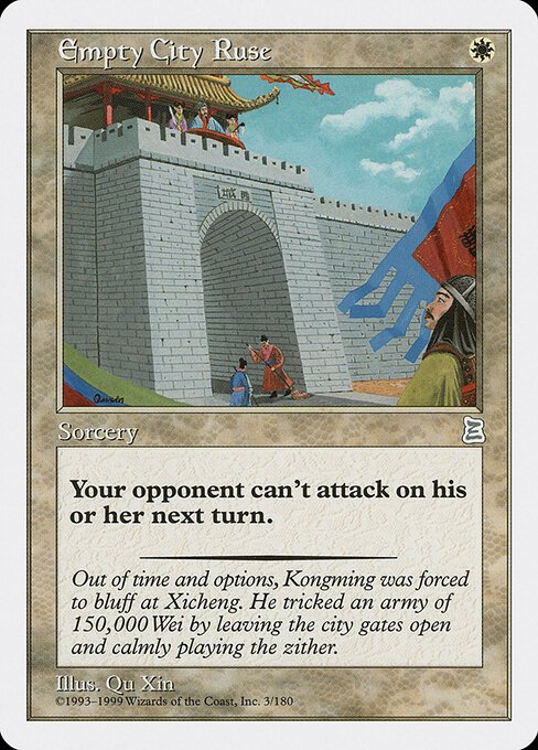 Empty City Ruse card from PTK #3