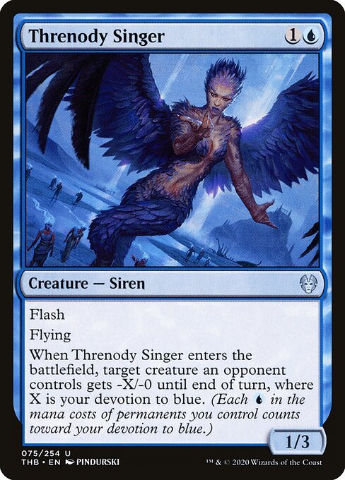 Threnody Singer card from THB #75