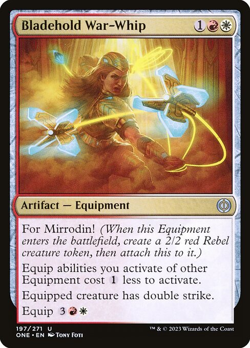 Bladehold War-Whip card from ONE #197
