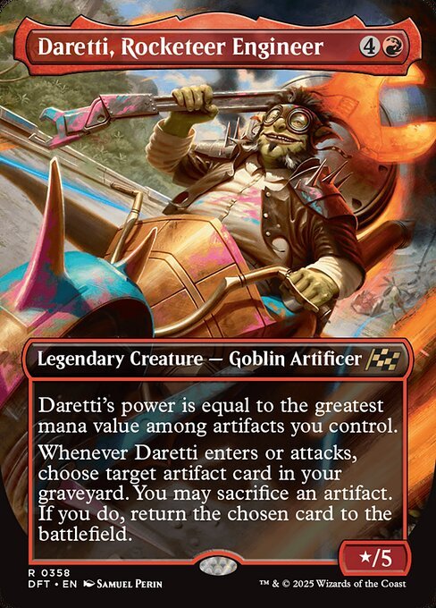 Daretti, Rocketeer Engineer card from DFT #358