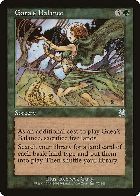 Gaea's Balance card from APC #77