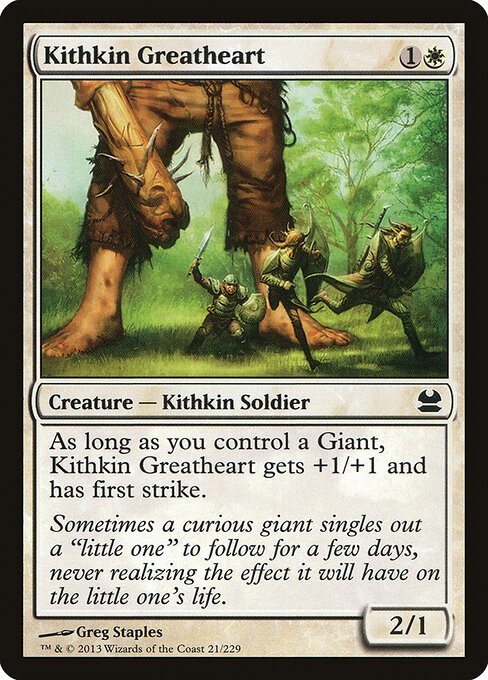 Kithkin Greatheart card from MMA #21