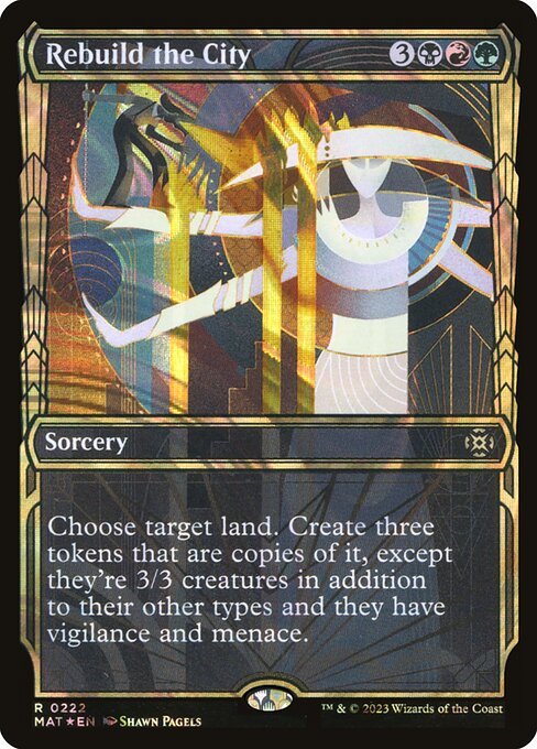 Rebuild the City card from MAT #222