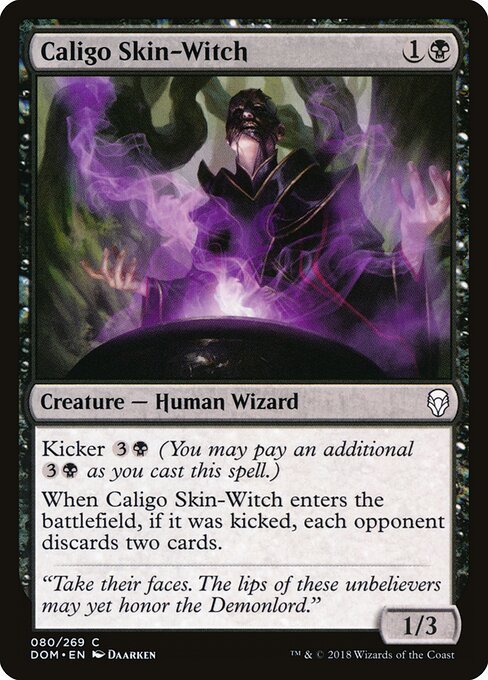 Caligo Skin-Witch card from DOM #80