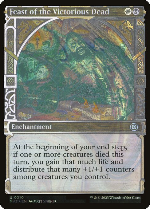 Feast of the Victorious Dead card from MAT #210