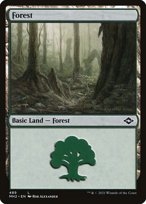 Forest (489) card from MH2 #489