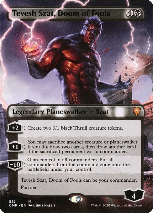Tevesh Szat, Doom of Fools card from CMR #512