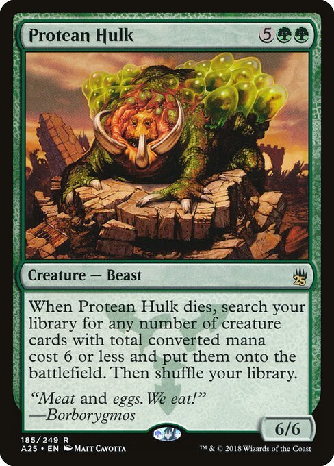 Protean Hulk card from A25 #185