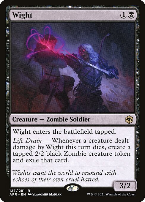 Wight card from AFR #127