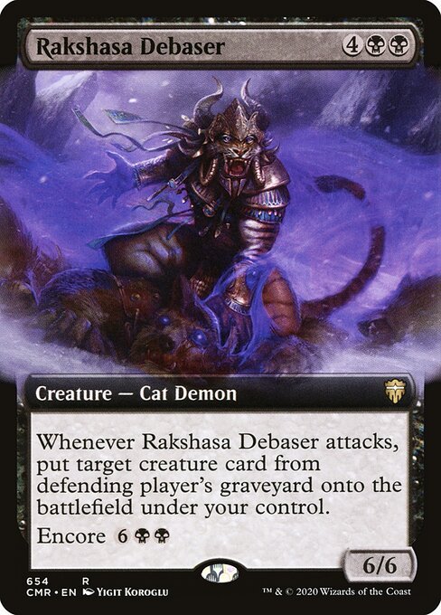 Rakshasa Debaser card from CMR #654