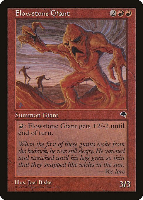 Flowstone Giant card from TMP #174
