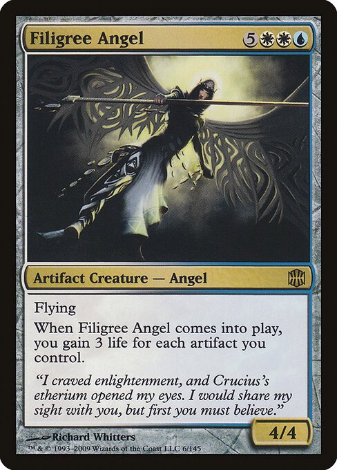 Filigree Angel card from ARB #6