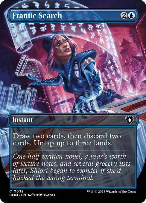 Frantic Search card from CMM #632