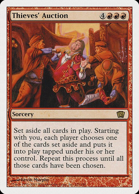 Thieves' Auction card from 8ED #227